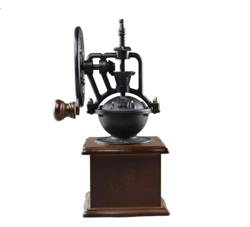 Classical Wooden Manual Coffee Grinder Coffee Bean Spice Mill