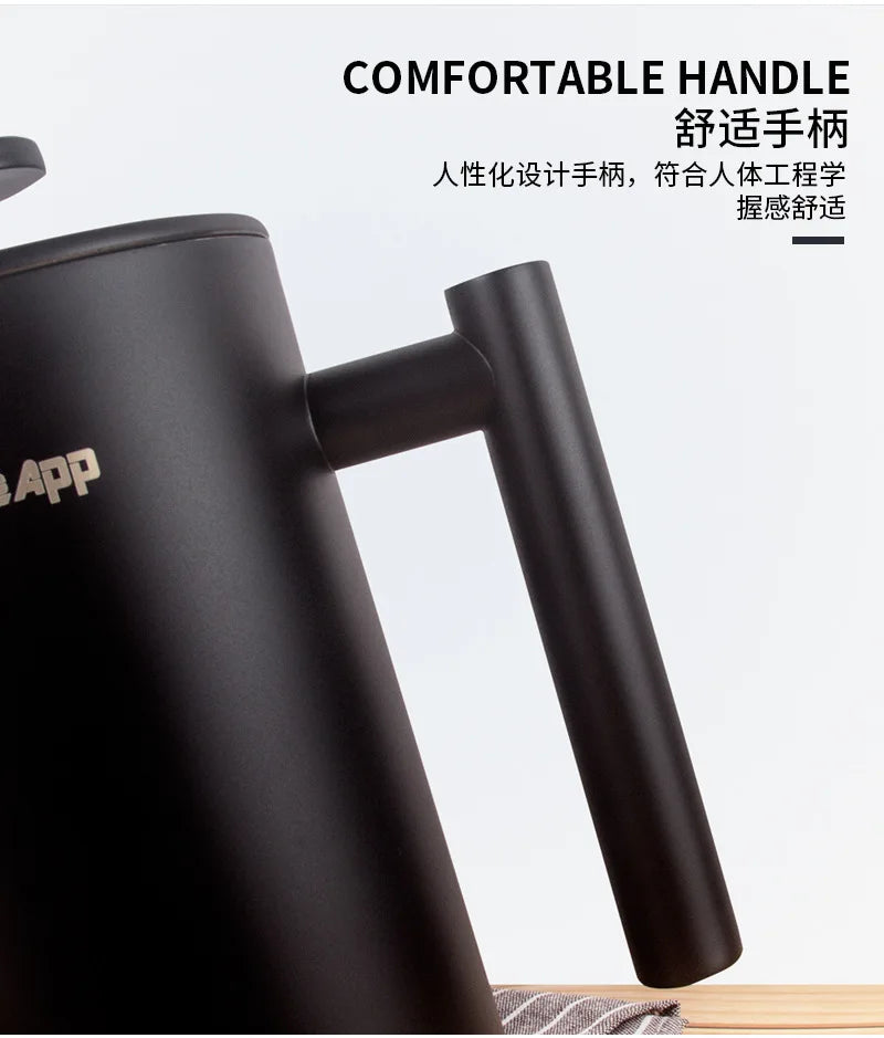 1000ml French Press Coffee Maker and Tea Pot Thermal Kettle Press Cafe Brewed