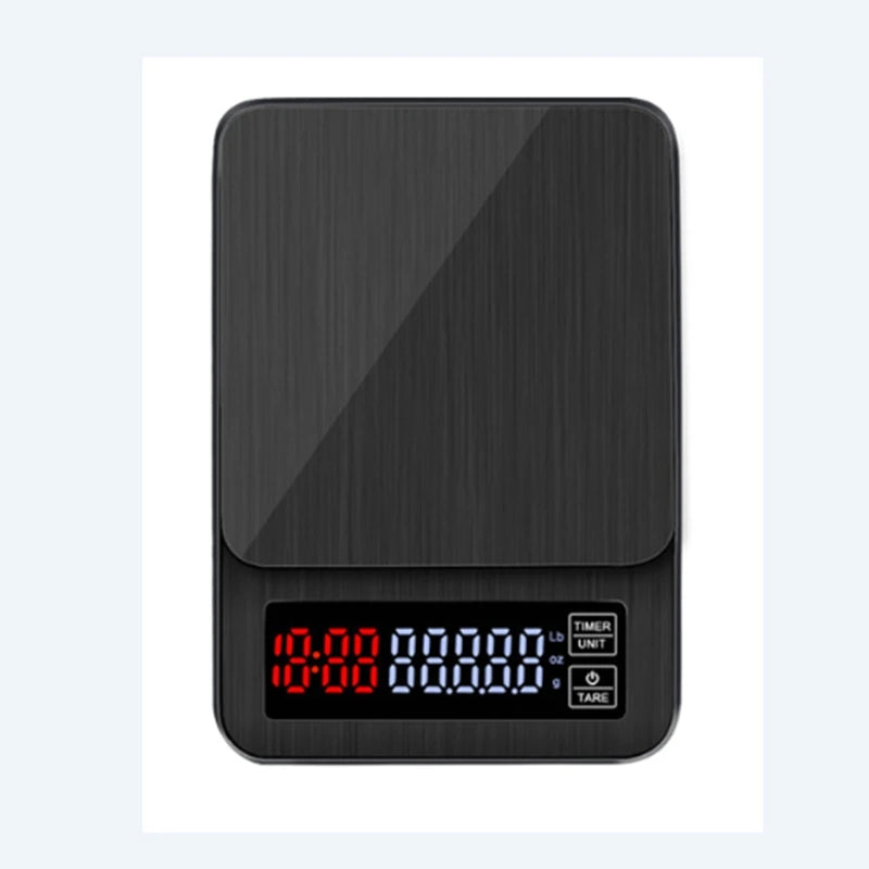 Precision Electronic Coffee Scale LCD Digital USB Drip Kitchen Scale with Timer