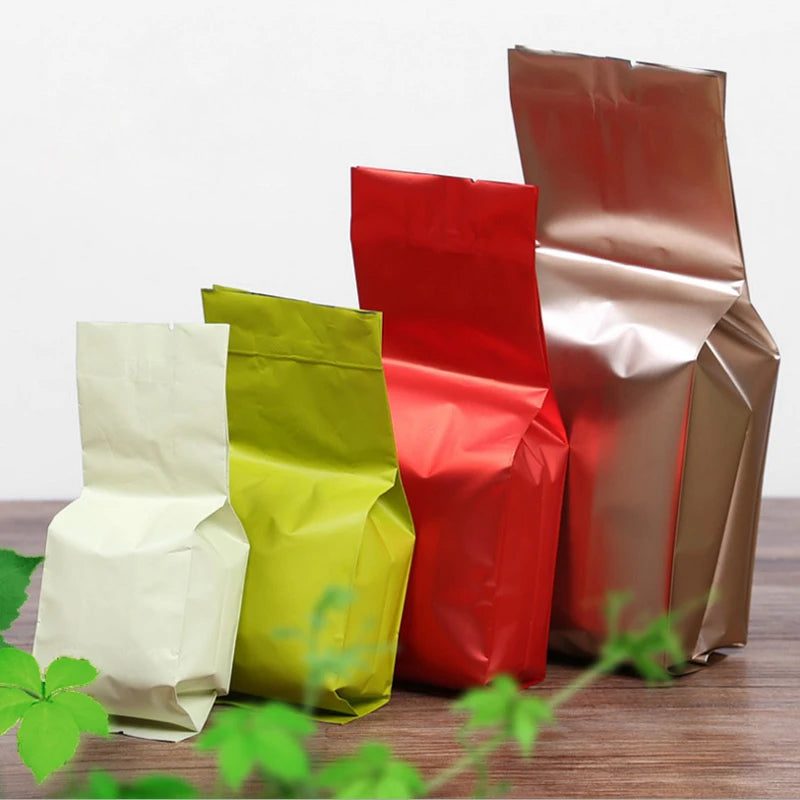 Tea Bags Aluminum Foil Bag Vacuum Heat Seal Packaging Pouches Food Tea Mylar