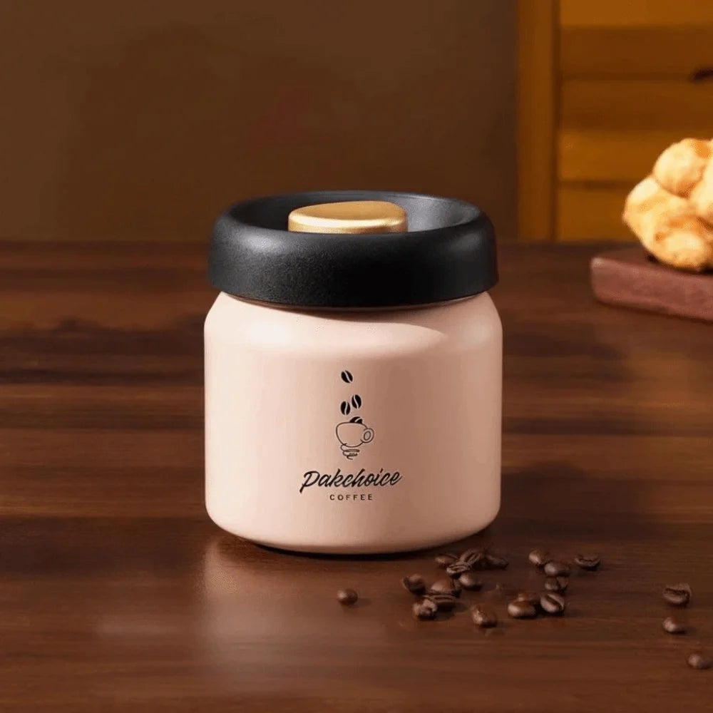 Stainless Steel Vacuum Coffee Container Moisture-Proof Keep Fresh Coffee Bean