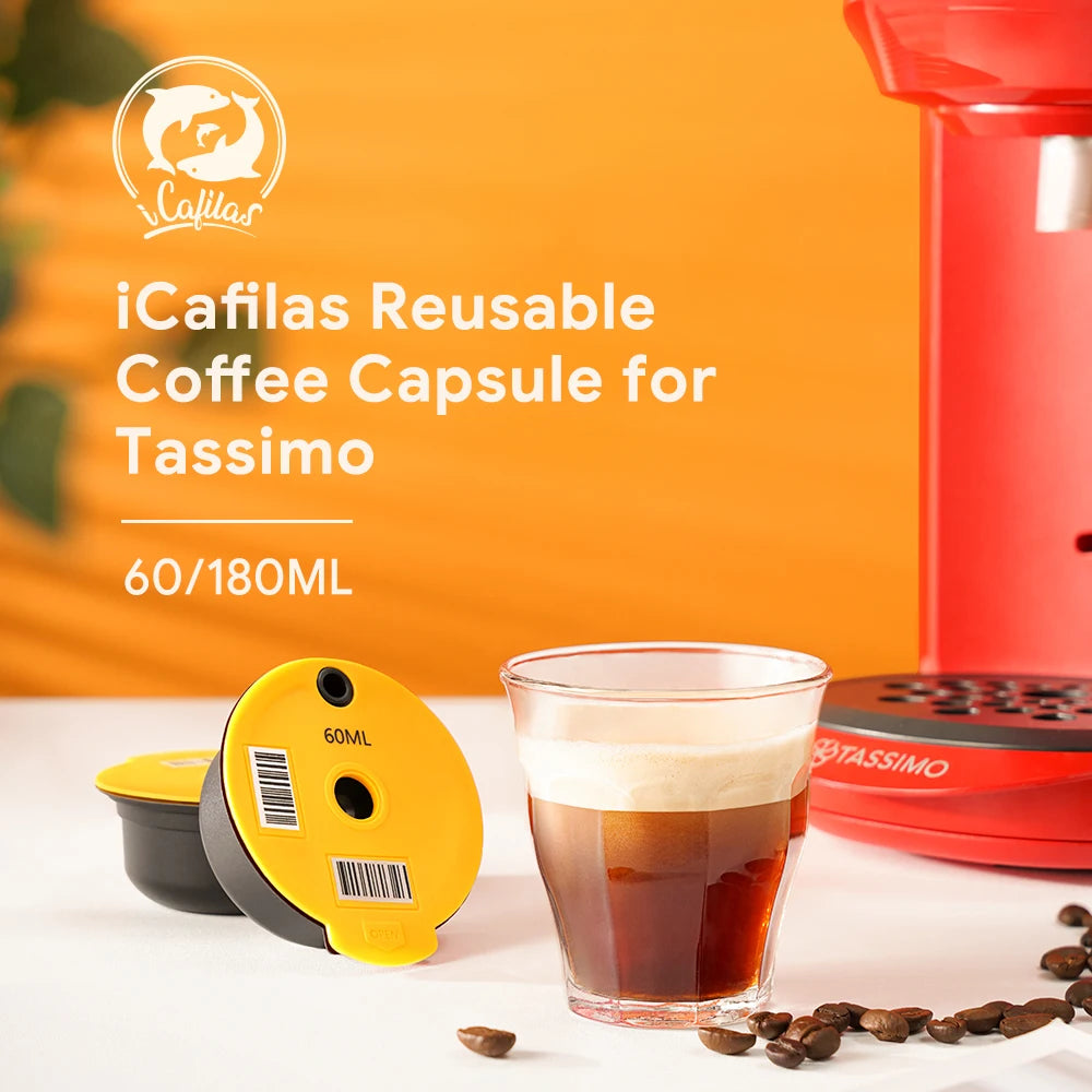 Bosch Tassimo Coffee Capsule Reusable Tassimo Pods Refillable Coffee Filters Pod