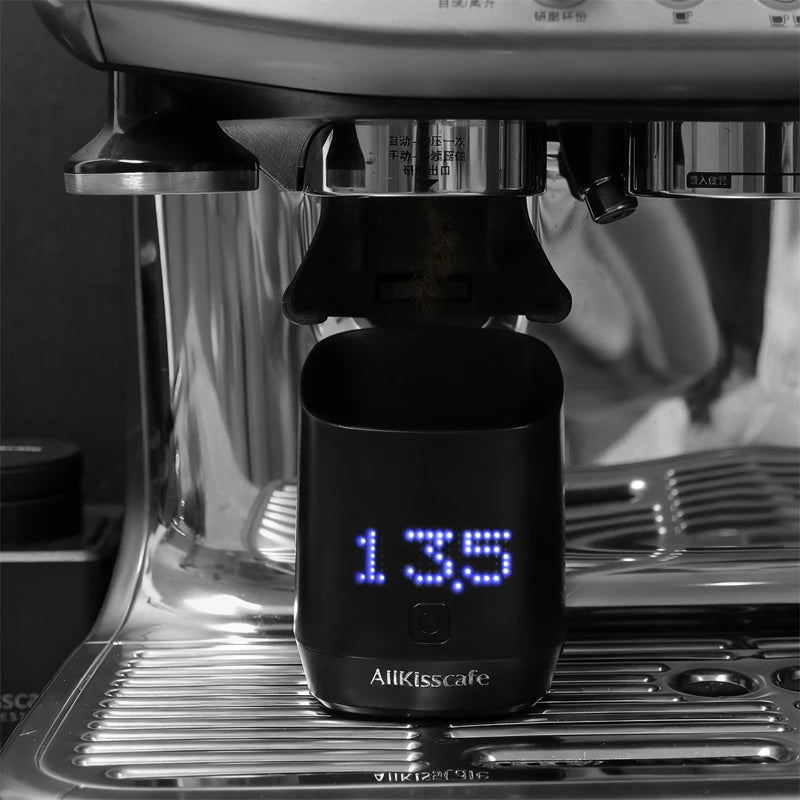 AliKisscafe Digital Dosing Cup Coffee Scale Display Tray Precise Scale Cup