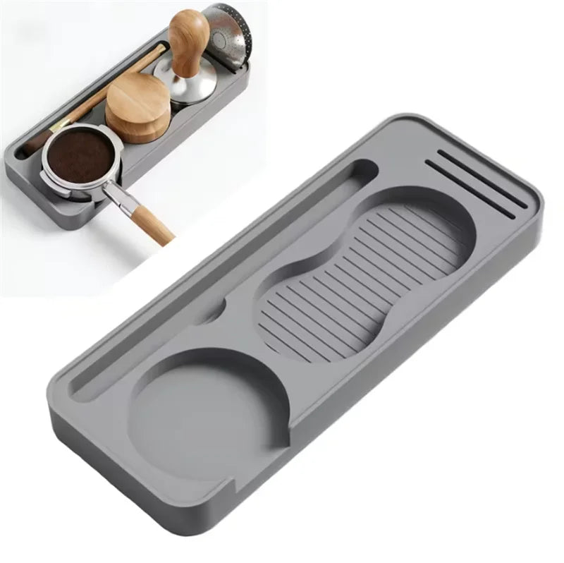 Silicone Espresso Tamping Station Non Slip Coffee Tamper Pad Multifunctional