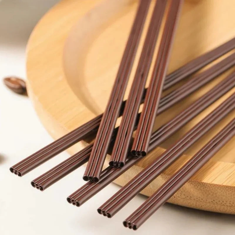 Disposable Three-Hole Coffee Straws Wooden Coffee Stirring Sticks Individually