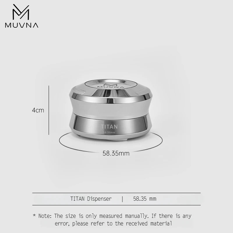 MUVNA V2 Espresso Tamper 30lbs pressure Spring-loaded Coffee New Set