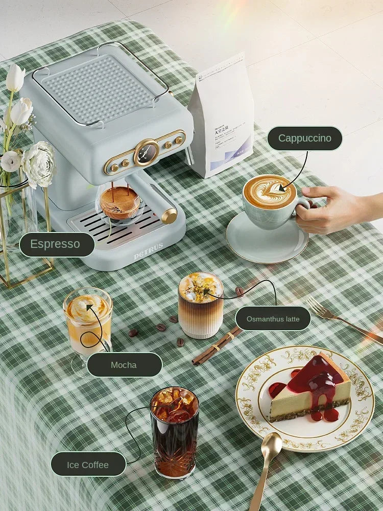 Italian coffee machine, household small fully semi-automatic concentrated