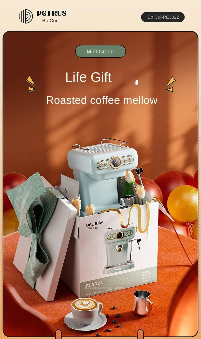 Italian coffee machine, household small fully semi-automatic concentrated