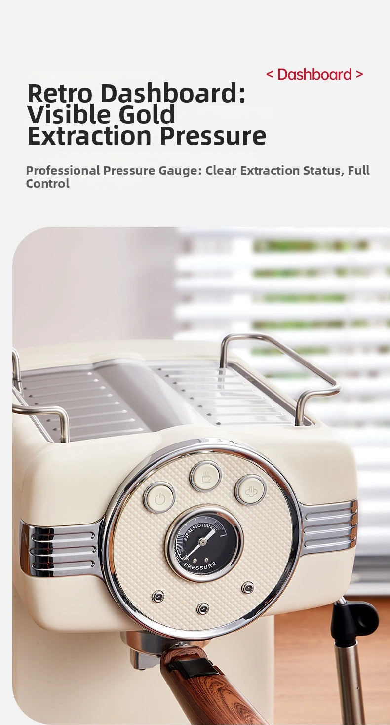 Espresso Coffee Machine Semi-Automatic Home & Office Coffee Maker Coffee
