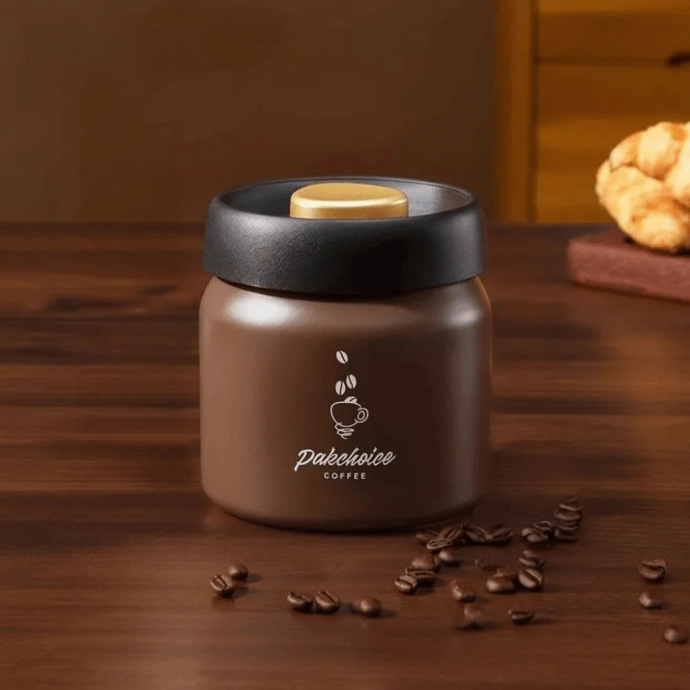 Stainless Steel Vacuum Coffee Container Moisture-Proof Keep Fresh Coffee Bean