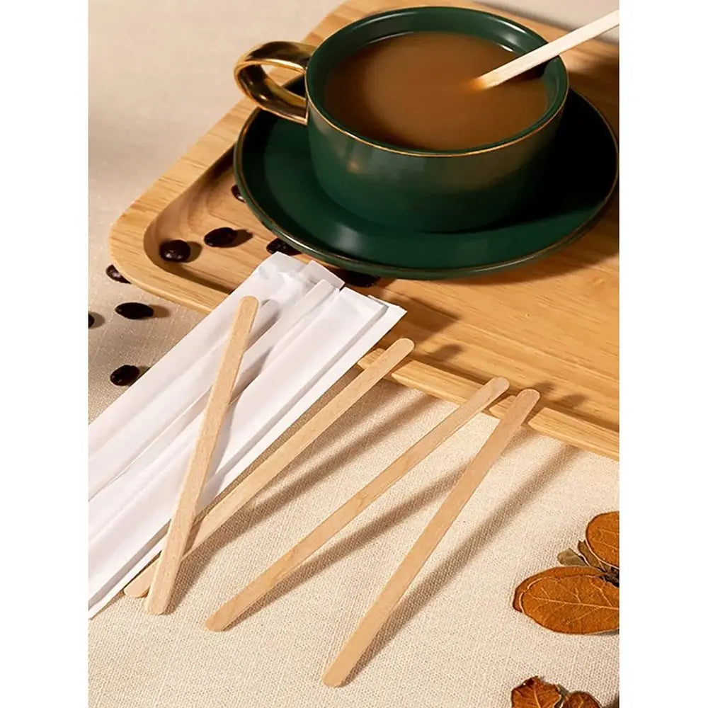 Coffee Stirrer Sticks Disposable Single Package Wooden Coffee Stirrers