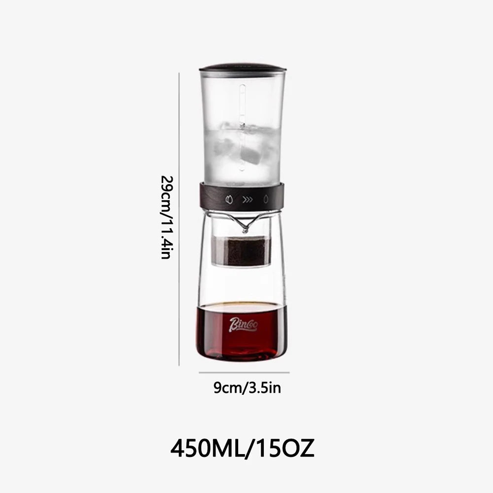 Cold Brew Coffee Maker, Slow Drip Iced Coffee Brewer Glass Coffee Maker