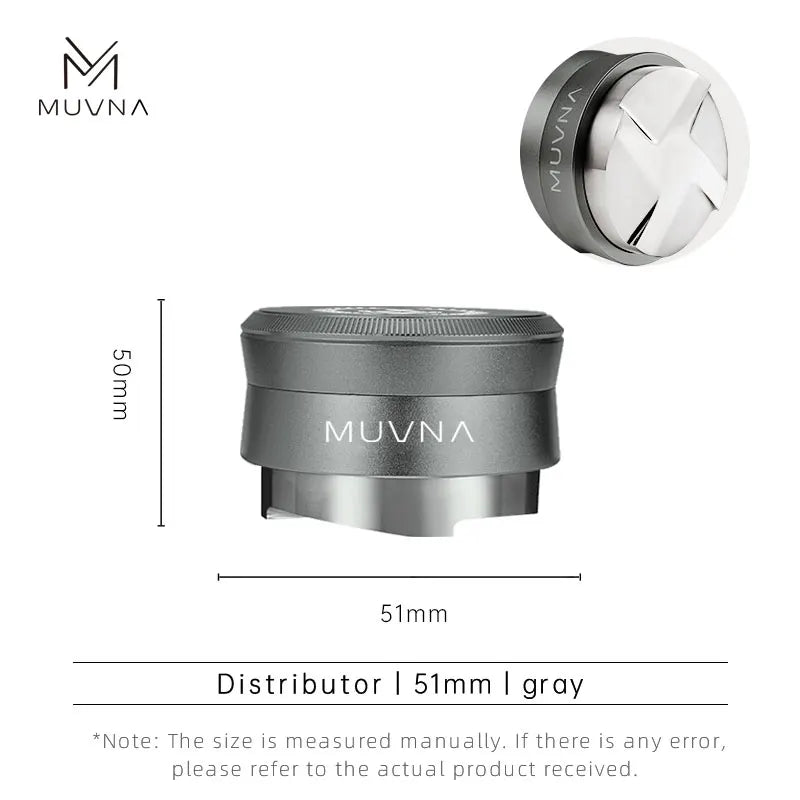 MUVNA V2 Espresso Tamper 30lbs pressure Spring-loaded Coffee New Set