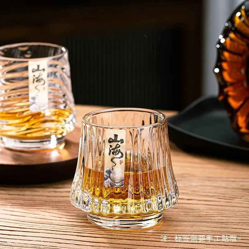 Shanhai Glass Whiskey Cup Set Shanhai Cup Household foreign wine glasses