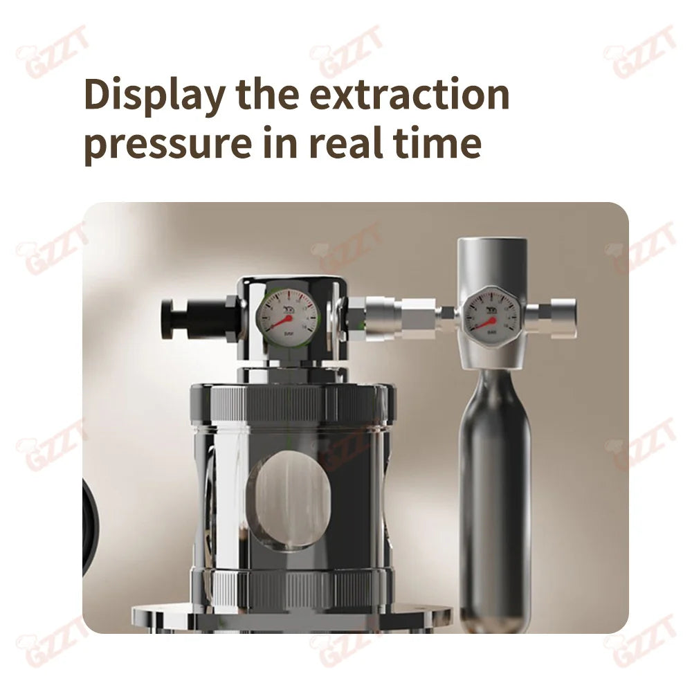 Rapid Air Pressure Extraction Air Pump Manual Camping Portable Espresso Maker