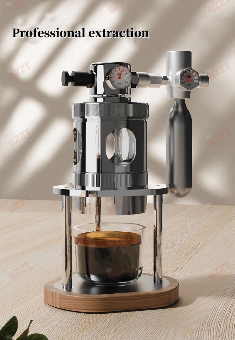 Rapid Air Pressure Extraction Air Pump Manual Camping Portable Espresso Maker