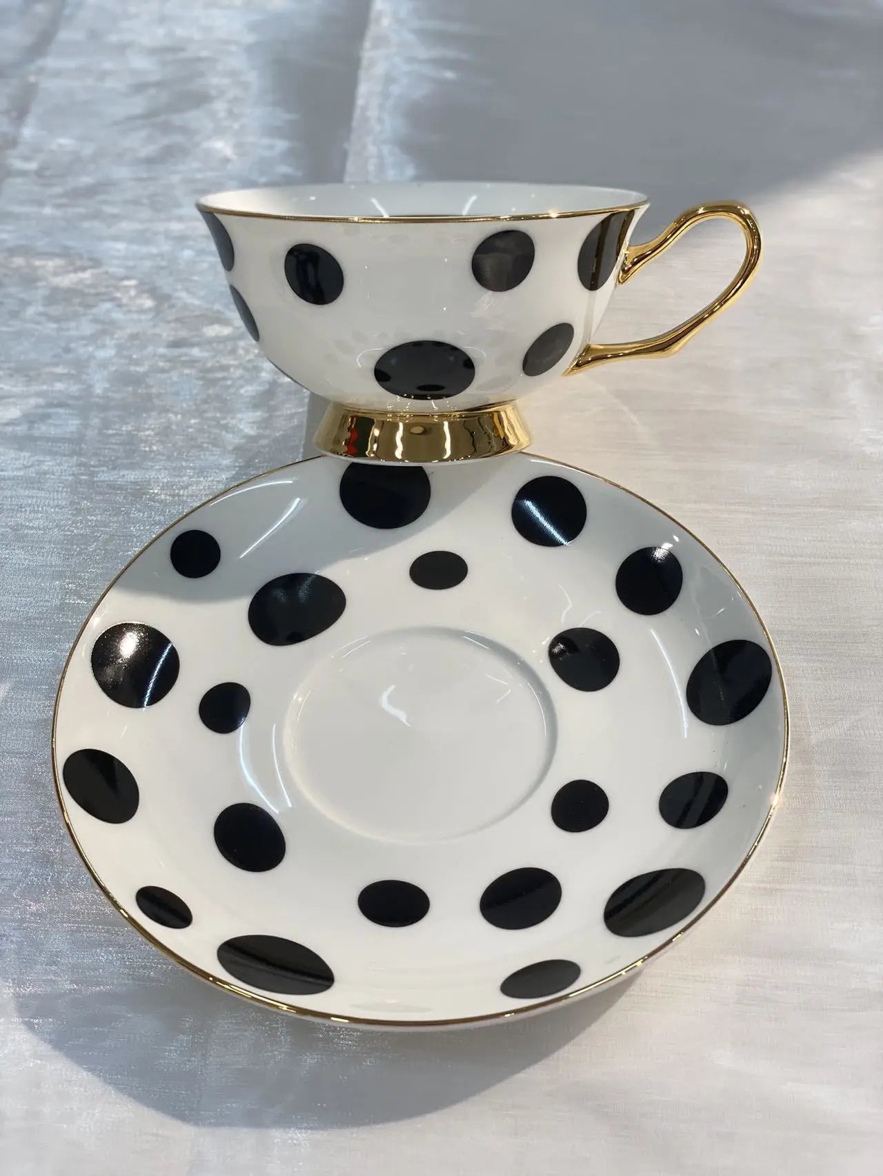 220ml Ceramic Mug Light Luxury Retro Afternoon Tea Coffee Cup Saucer Sets