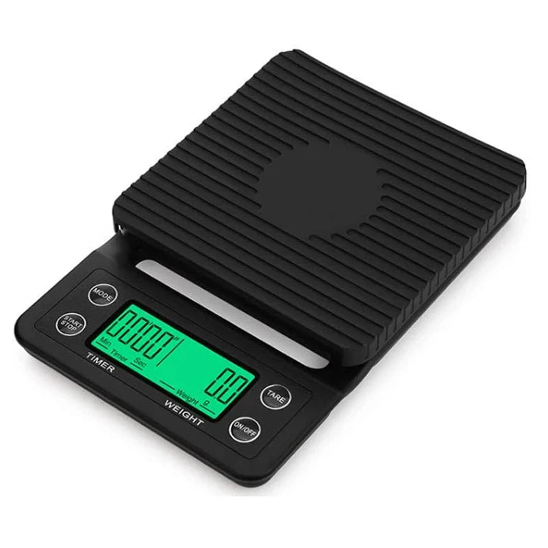 Portable Electronic Digital Kitchen Scale Coffee Brewing Timer High Precision