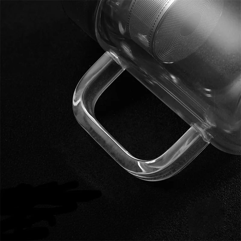 Portable 310ml Glass Water Bottle with Tea Infuser Double Wall Thermal Tea