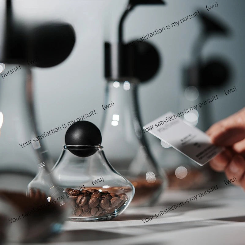 Bomber Coffee Smell Bottle Glass Sample Display Bottle Coffee Beans Tea Oil