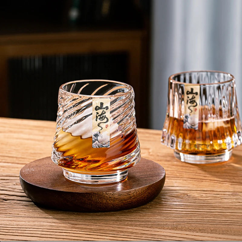 Shanhai Glass Whiskey Cup Set Shanhai Cup Household foreign wine glasses
