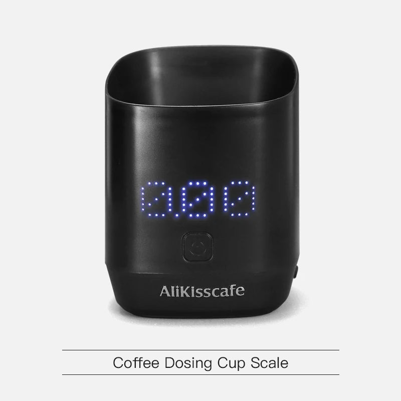 AliKisscafe Digital Dosing Cup Coffee Scale Display Tray Precise Scale Cup