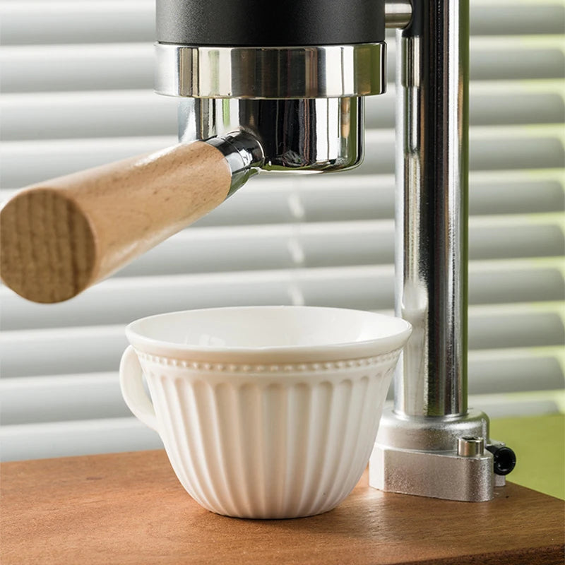 Manual Espresso Machine Retro Design High-Pressure Extraction Rich Oil Content