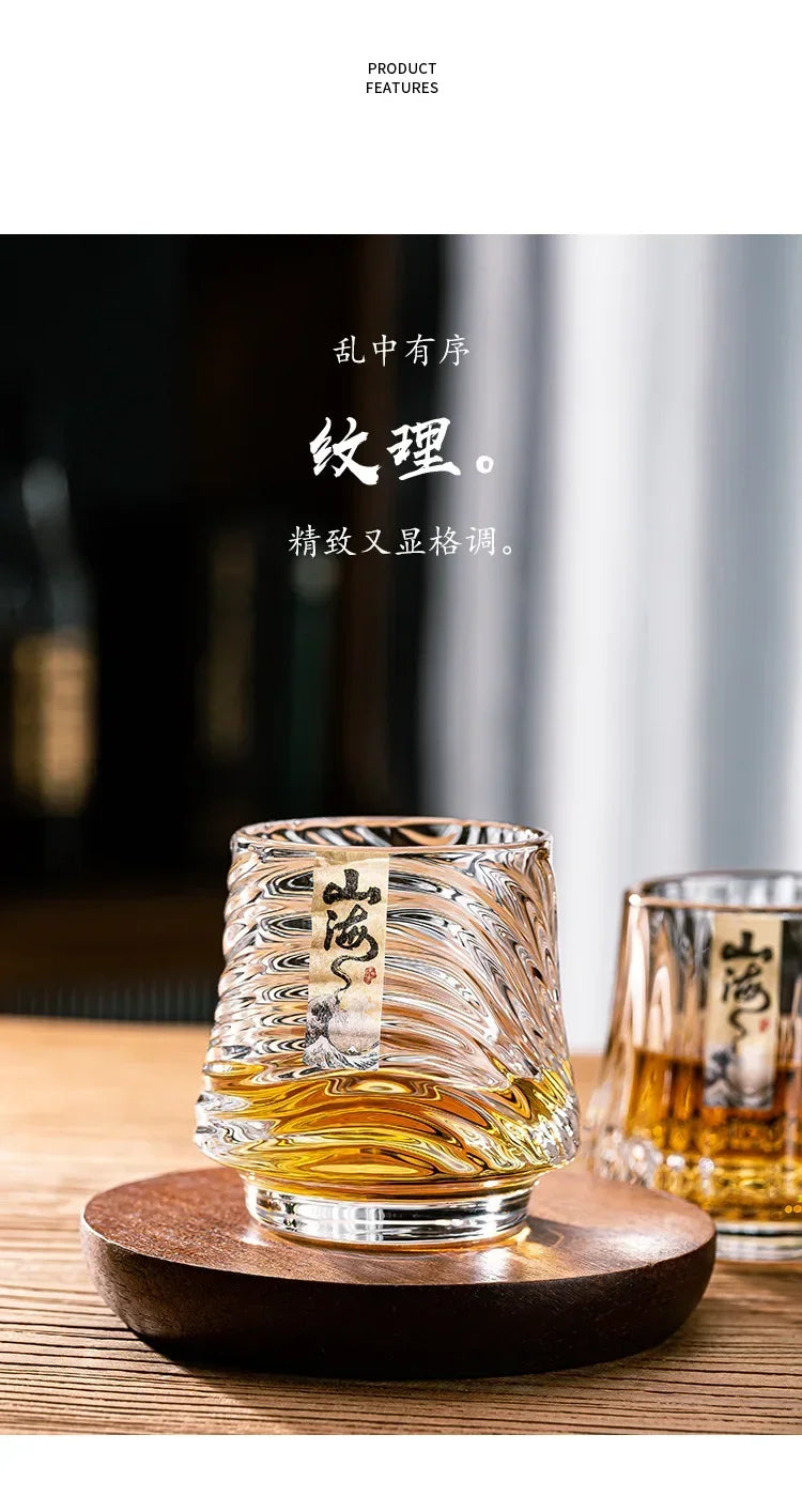 Shanhai Glass Whiskey Cup Set Shanhai Cup Household foreign wine glasses