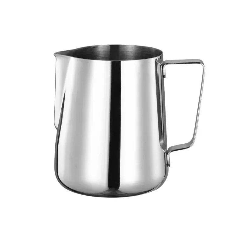 Milk Creamer Frothing Pitcher with Scale Stainless Steel Milk Frother Latte Cup