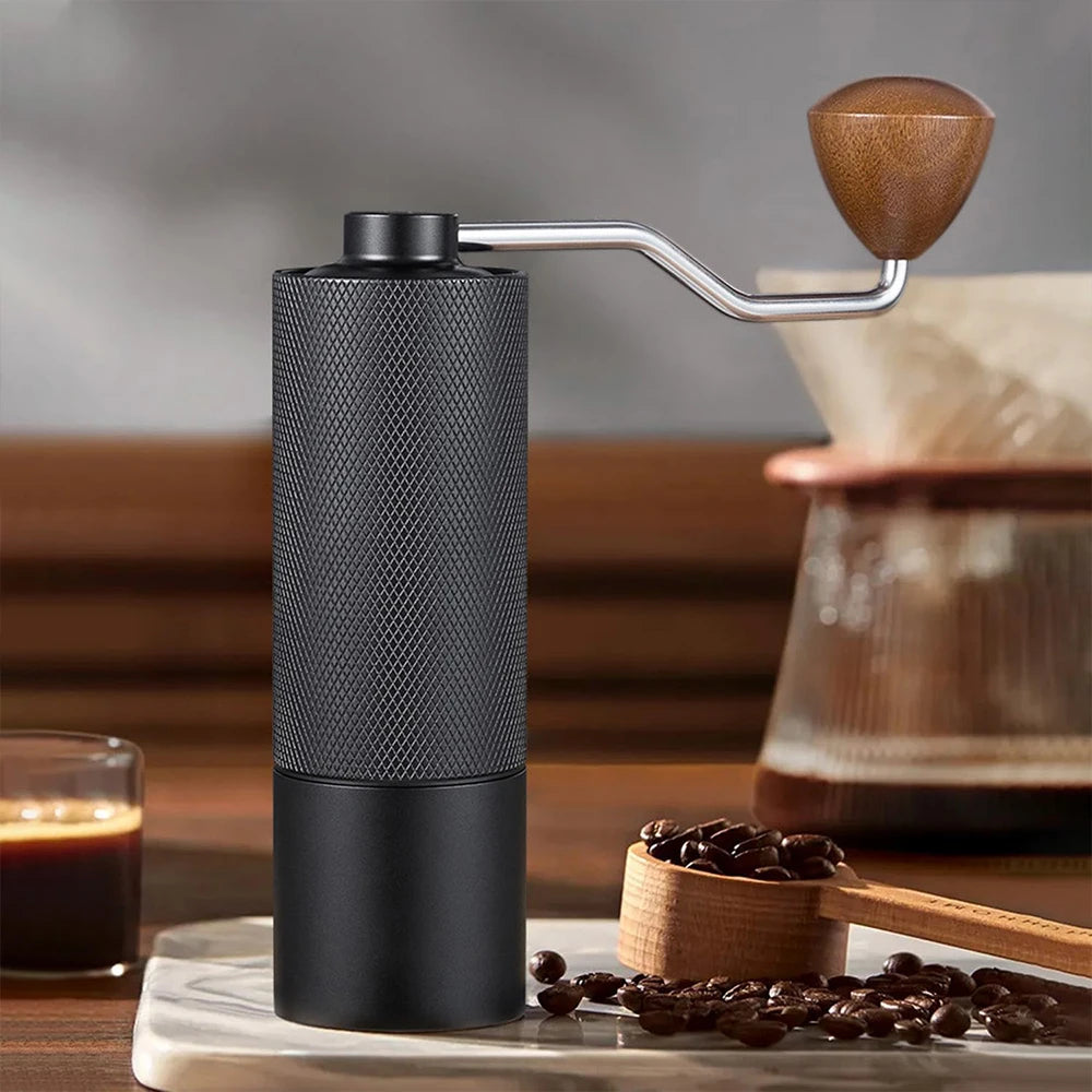 Manual Coffee Grinder Stainless Steel Conical Burr Adjustable Hand Grinder