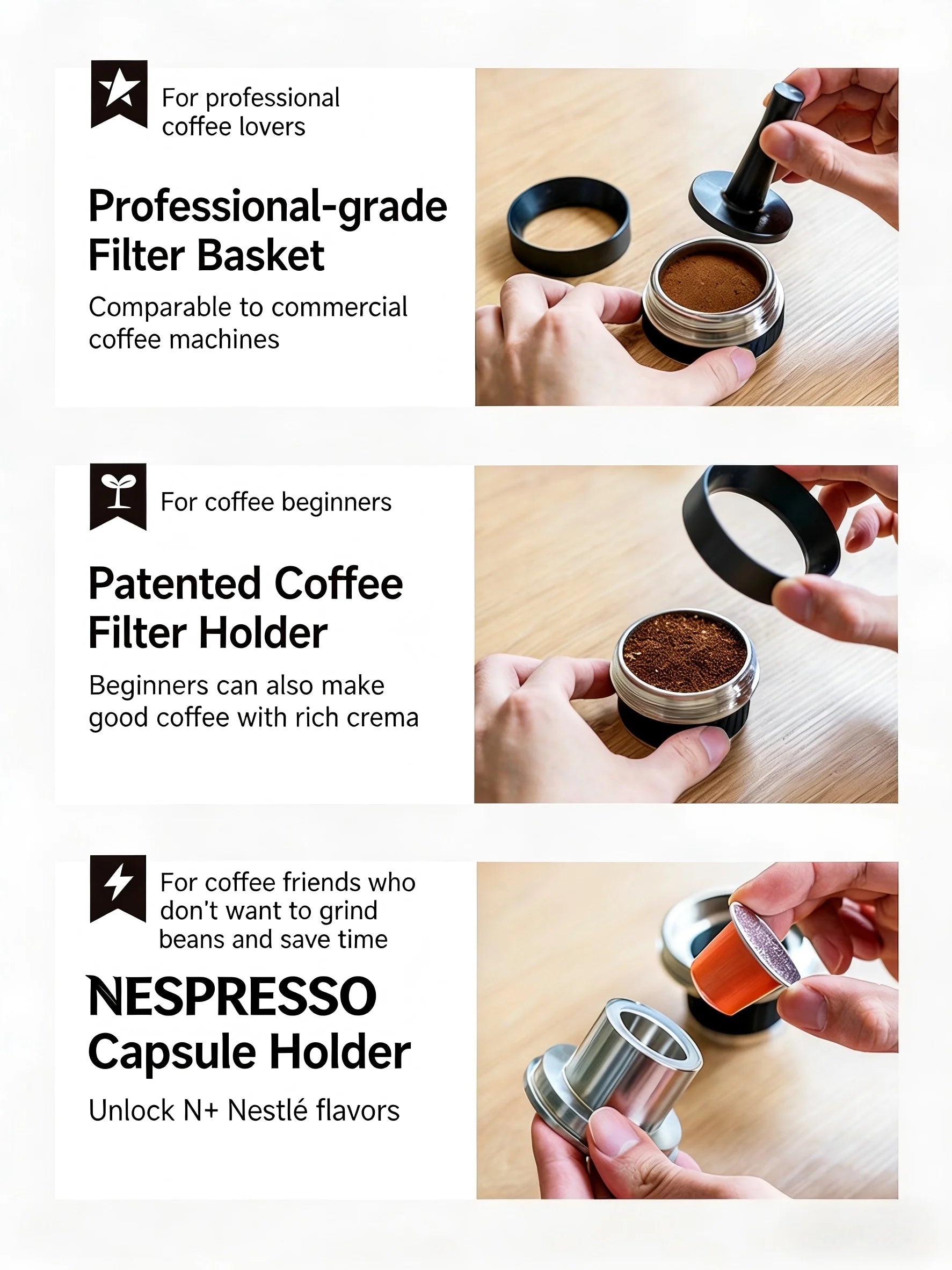 New Hand-cranked Espresso Machine Portable Travel Outdoor Manual Coffee