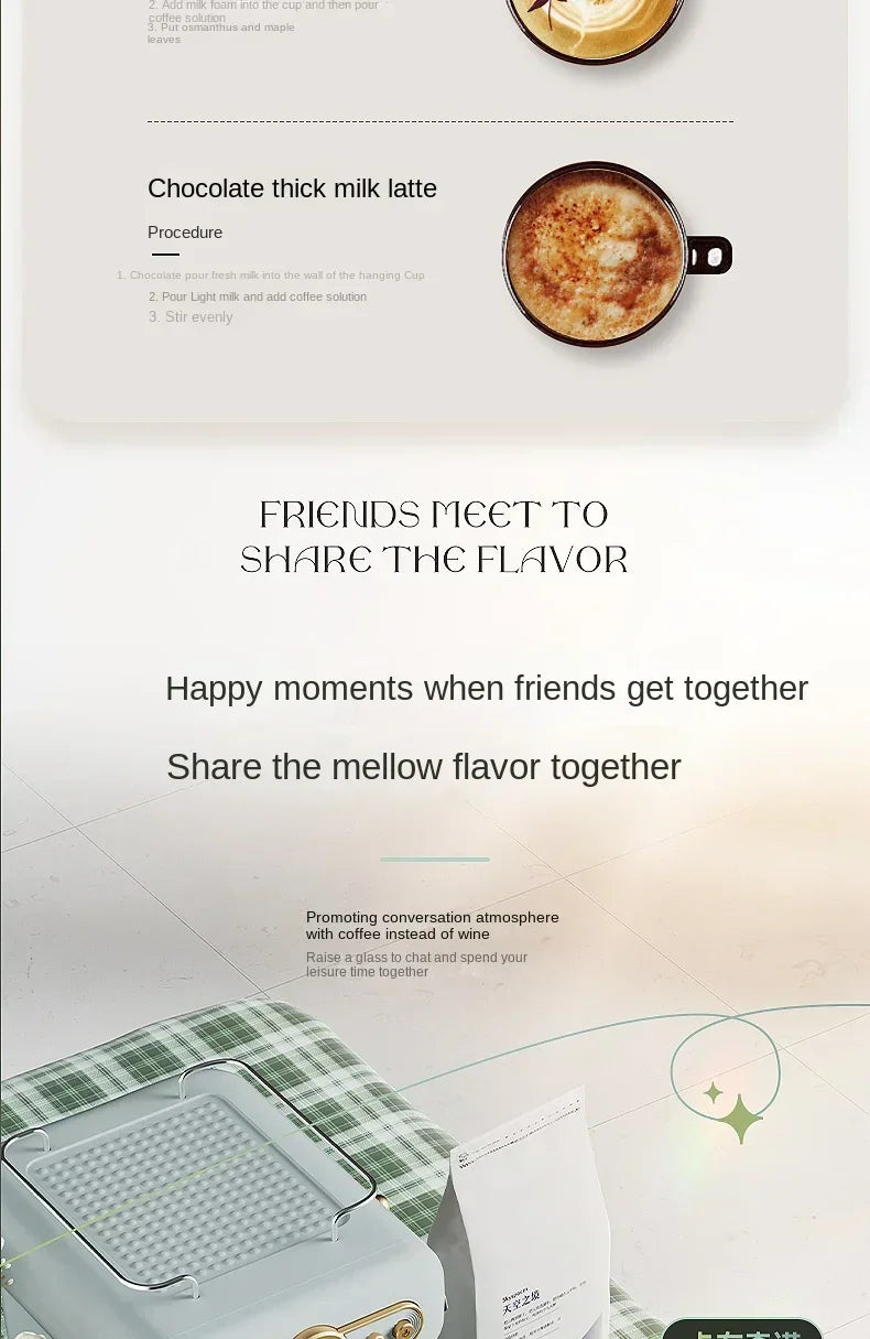 Italian coffee machine, household small fully semi-automatic concentrated