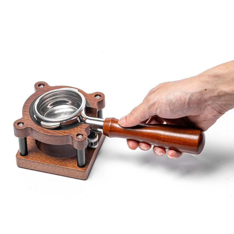 Wooden Coffee Tamper Station Base Tamper Holder Espresso Tamper Mat
