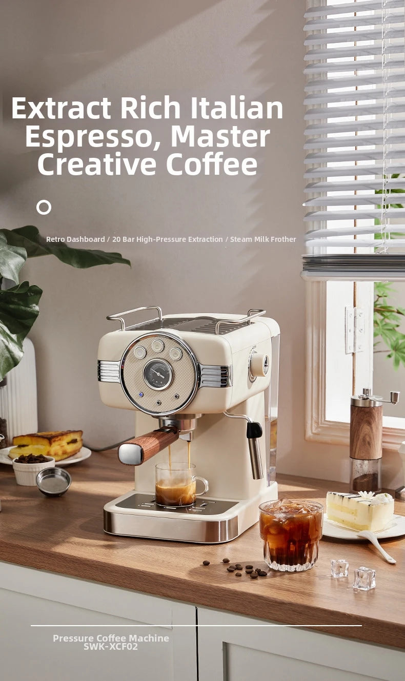 Espresso Coffee Machine Semi-Automatic Home & Office Coffee Maker Coffee