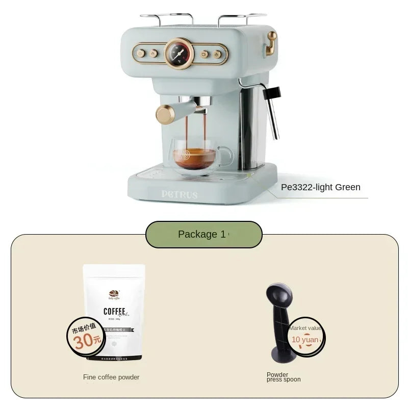 Italian coffee machine, household small fully semi-automatic concentrated