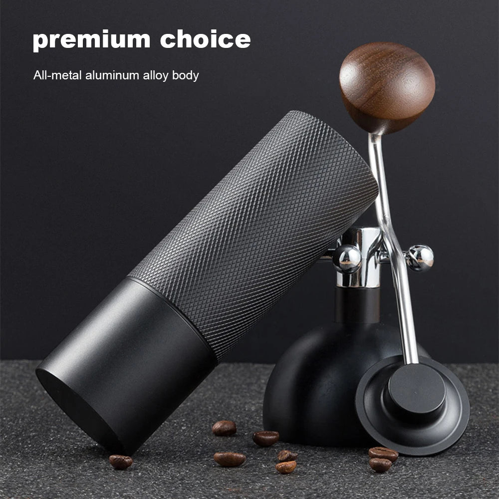 Manual Coffee Grinder Stainless Steel Conical Burr Adjustable Hand Grinder