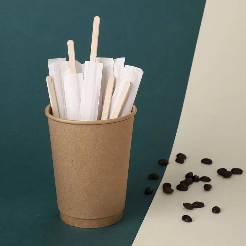Coffee Stirrer Sticks Disposable Single Package Wooden Coffee Stirrers