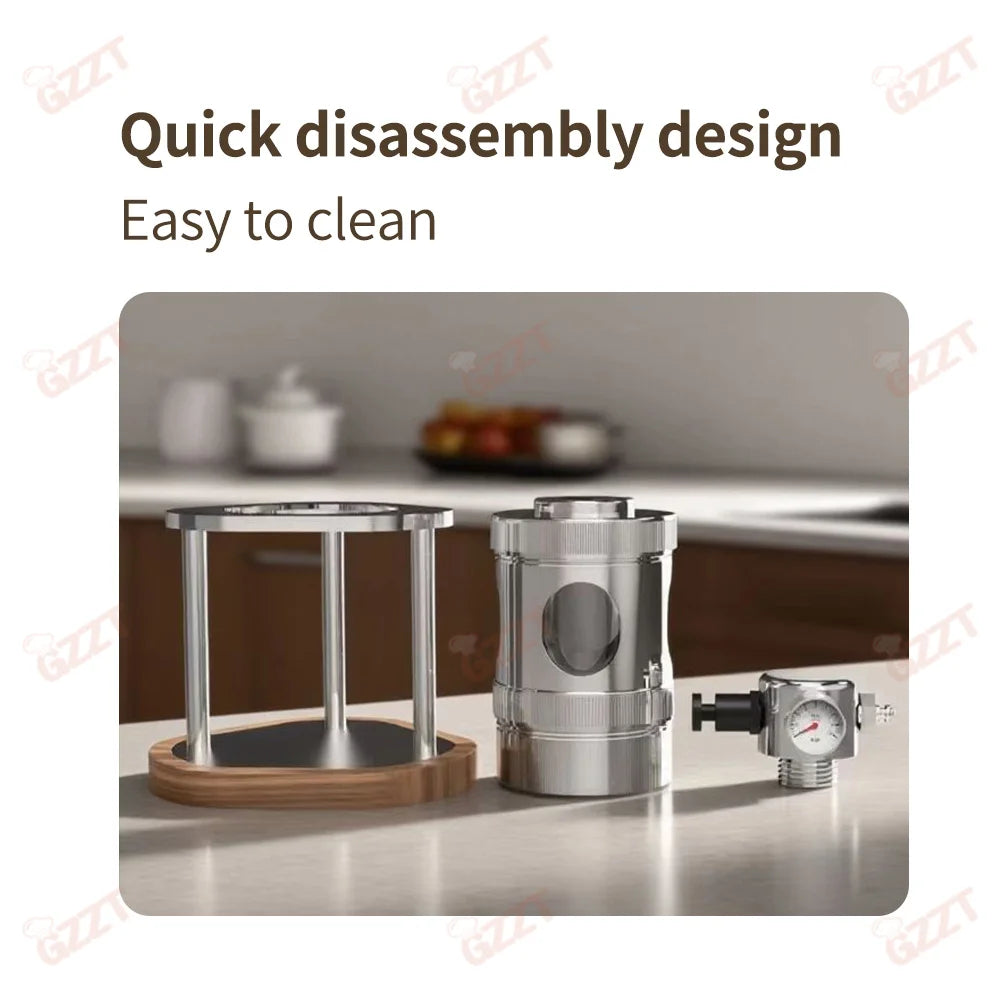 Rapid Air Pressure Extraction Air Pump Manual Camping Portable Espresso Maker