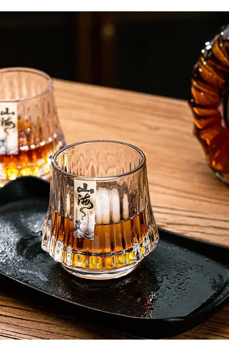 Shanhai Glass Whiskey Cup Set Shanhai Cup Household foreign wine glasses
