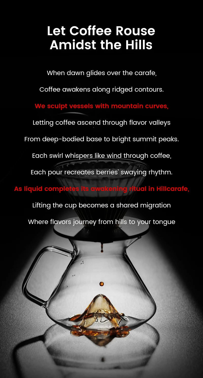 Coffee Server Glass Coffee Dripper for Home Brewing Kitchen Accessories
