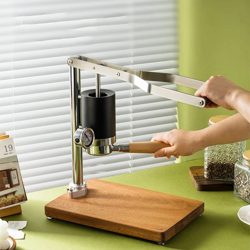 Manual Espresso Machine Retro Design High-Pressure Extraction Rich Oil Content