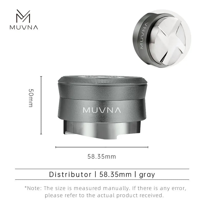 MUVNA V2 Espresso Tamper 30lbs pressure Spring-loaded Coffee New Set