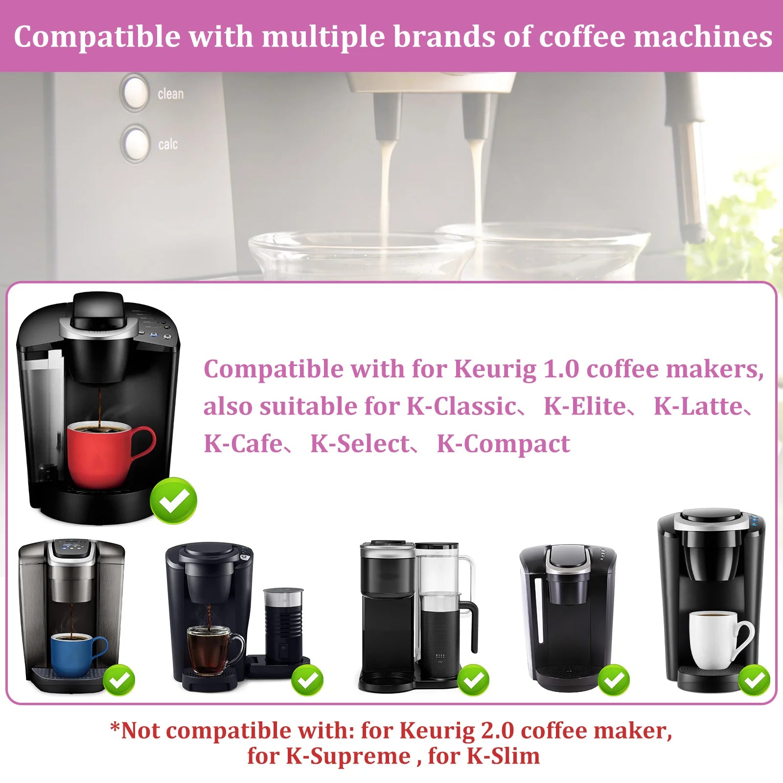 Reusable Espresso Capsules Refillable Coffee Pod Stainless Steel Cups