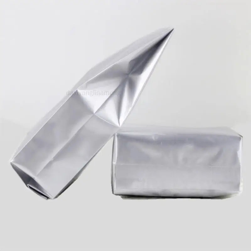 Top Open Silver Color Aluminum Foil Heat Seal Vacuum Food Packing Gusset Bag