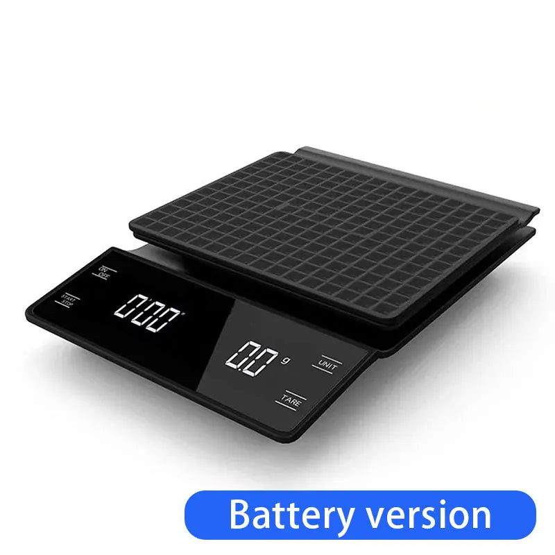 Mini Coffee Scale with Timer 3 Units High Precision LCD Display Electronic Pour