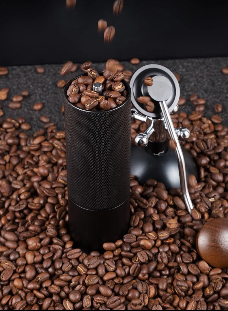 Manual Coffee Grinder Stainless Steel Conical Burr Adjustable Hand Grinder