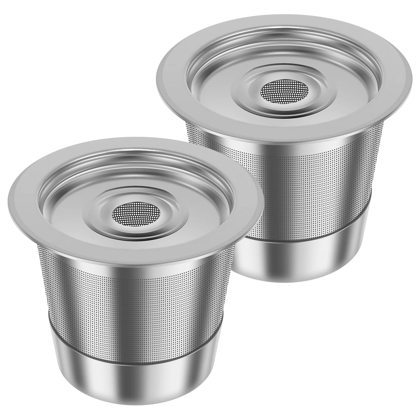 Reusable Espresso Capsules Refillable Coffee Pod Stainless Steel Cups