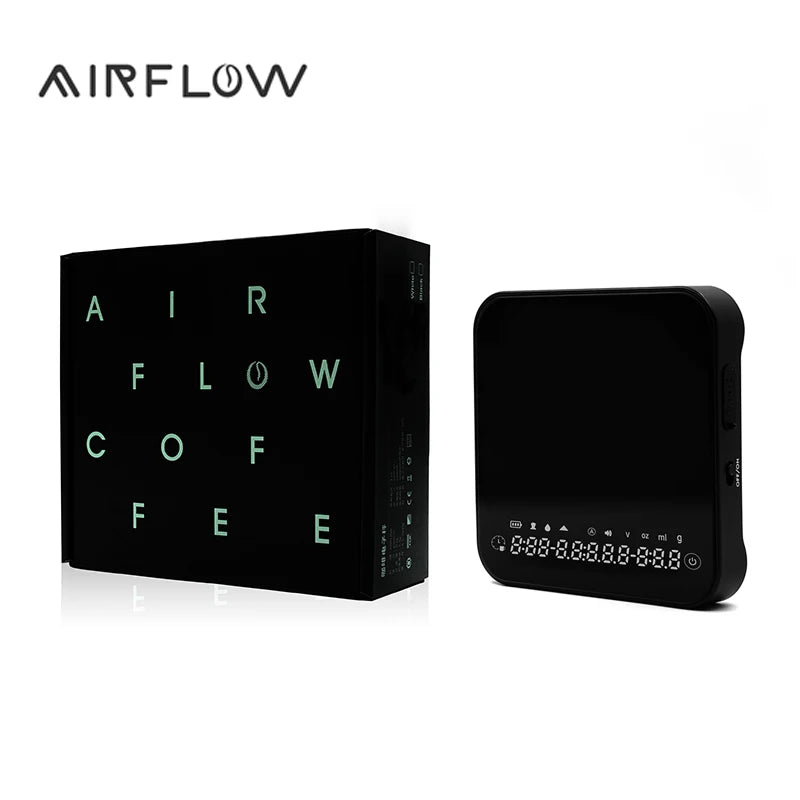 AIRFLOW Coffee Scale With Timer LED Screen Espresso Precision Measures