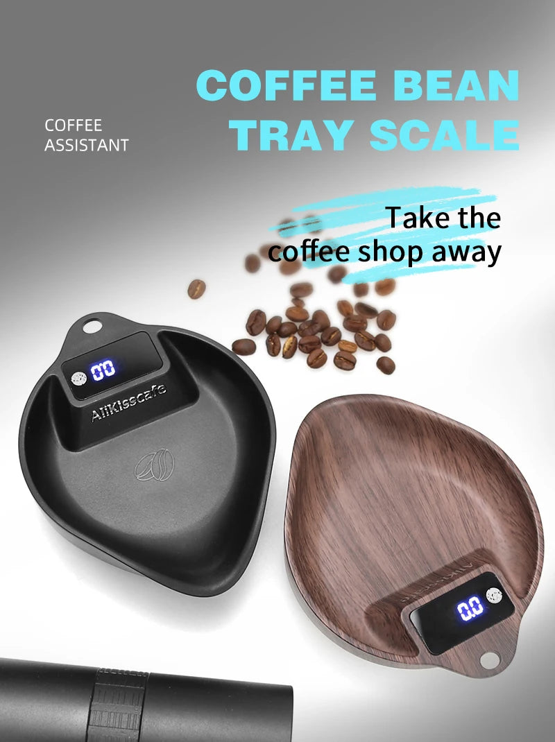 AliKisscafe Coffee Scale Electronic Bean Measuring Scale ABS Espresso Weighing