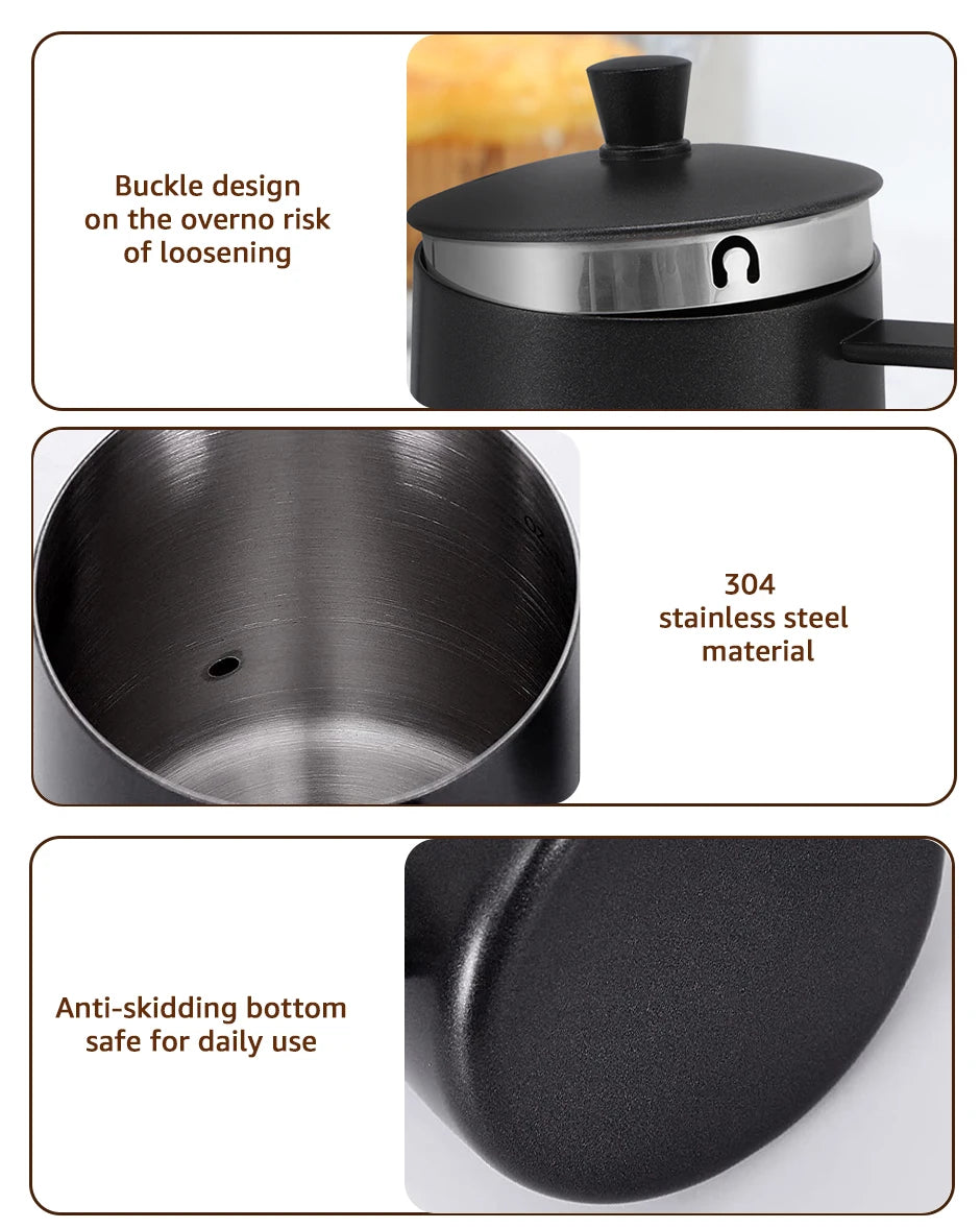 Pour Over Coffee Maker Set Glass Pot With Filter Coffee Dripper Brewer